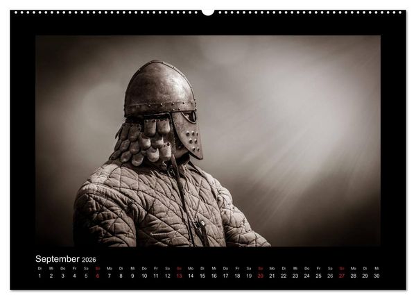 Produktbild: Wikinger und Krieger (Wandkalender 2026 DIN A2 quer), CALVENDO Monatskalender