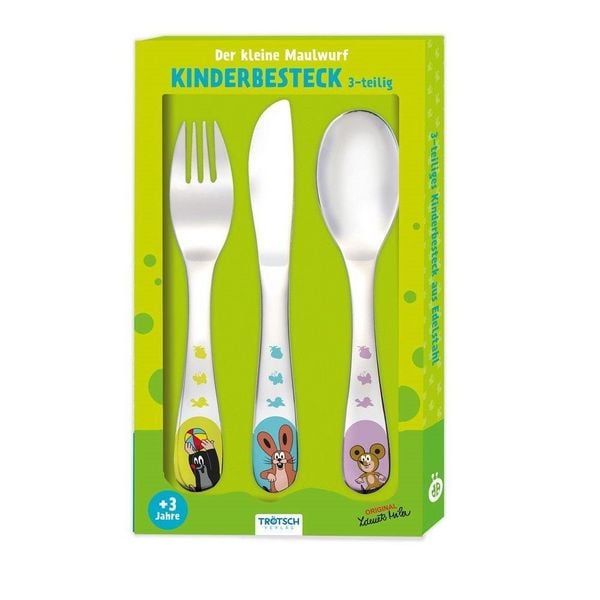 Produktbild: TR&Ouml;TSCH - Der kleine Maulwurf Besteckset aus Edelstahl