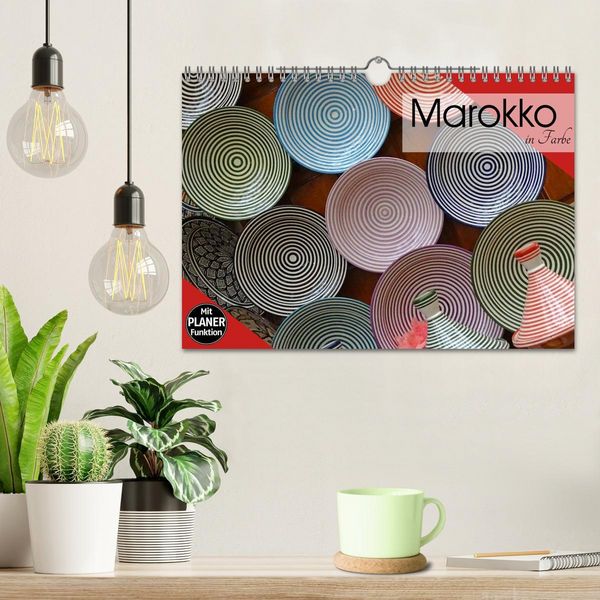 Produktbild: Marokko in Farbe (Wandkalender 2026 DIN A4 quer), CALVENDO Monatskalender