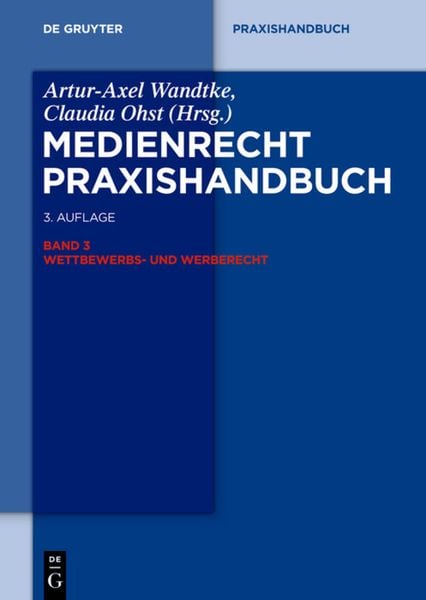 Produktbild: Wettbewerbs- und Werberecht