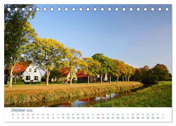 Produktbild: Nordenham und umzu 2026. Impressionen zwischen Weser und Wiesen (Tischkalender 2026 DIN A5 quer), CALVENDO Monatskalender