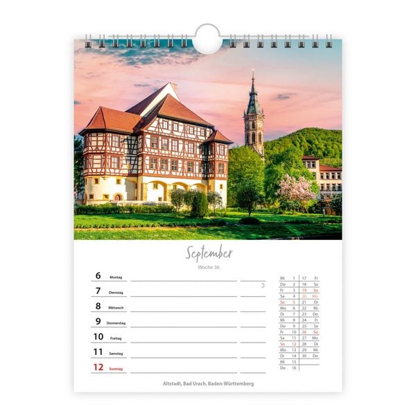 Produktbild: TR&Ouml;TSCH - Wochenkalender zum H&auml;ngen Deutschlandreise 2027