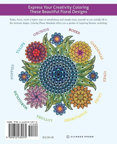 Produktbild: Coloring Flower Mandalas