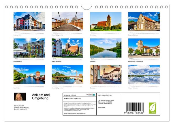 Produktbild: Anklam und Umgebung (Wandkalender 2026 DIN A4 quer), CALVENDO Monatskalender