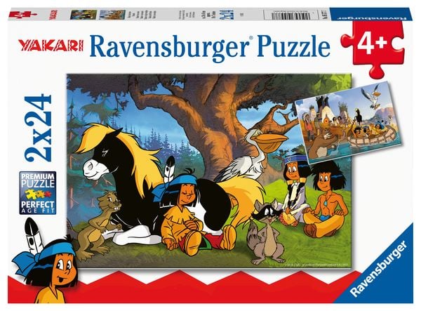 Puzzle Ravensburger Yakari und seine Freunde 2 X 24 Teile