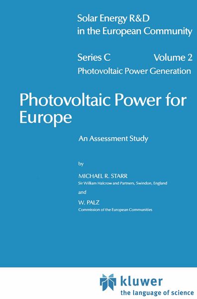 Produktbild: Photovoltaic Power for Europe