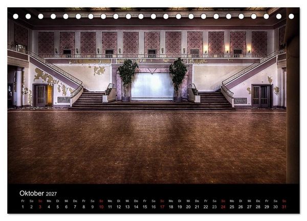 Produktbild: Verlassene Orte - Die sch&ouml;nsten Treppenh&auml;user (Tischkalender 2027 DIN A5 quer), CALVENDO Monatskalender