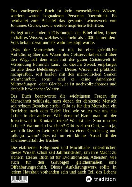 Produktbild: Das geheime Wissen &ndash; Das wichtigste Buch f&uuml;r die Menschheit!