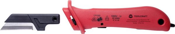 Produktbild: TOOLCRAFT TO-6377928 Ersatzschneiden Geeignet f&uuml;r Installationsleitungen, Leiter 4St.