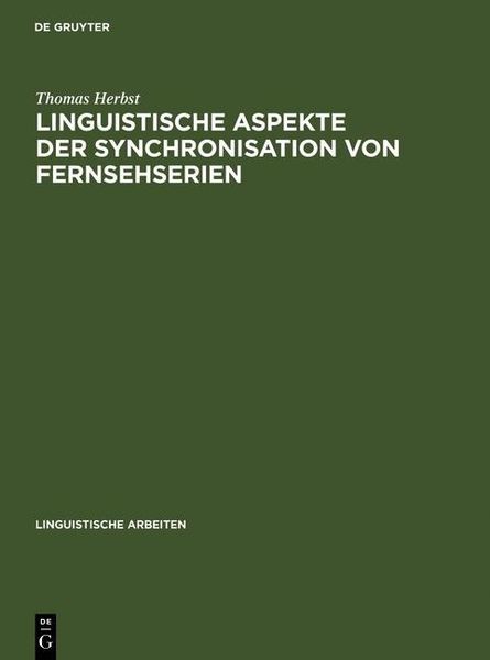 Produktbild: Linguistische Aspekte der Synchronisation von Fernsehserien