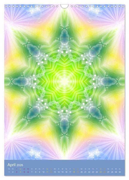 Produktbild: Lichtvolle Mandalas (Wandkalender 2026 DIN A3 hoch), CALVENDO Monatskalender