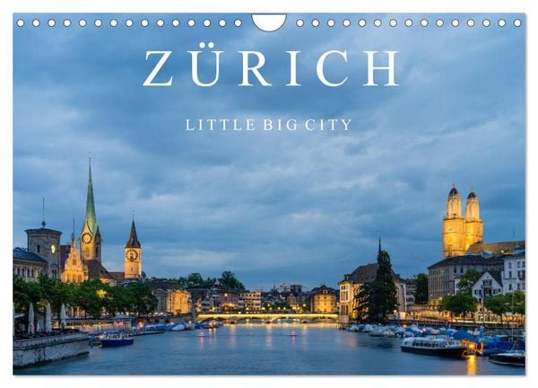 Produktbild: Z&Uuml;RICH - Little Big City (Wandkalender 2026 DIN A4 quer), CALVENDO Monatskalender