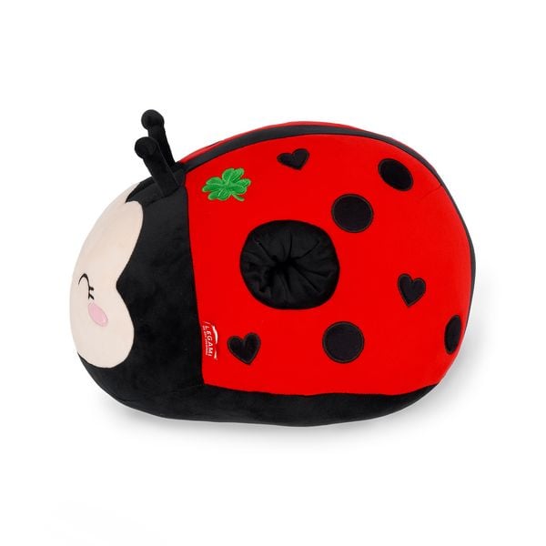 Produktbild: Legami Kissen & Handw&auml;rmer - Super Soft! - Ladybug "Get Lucky"