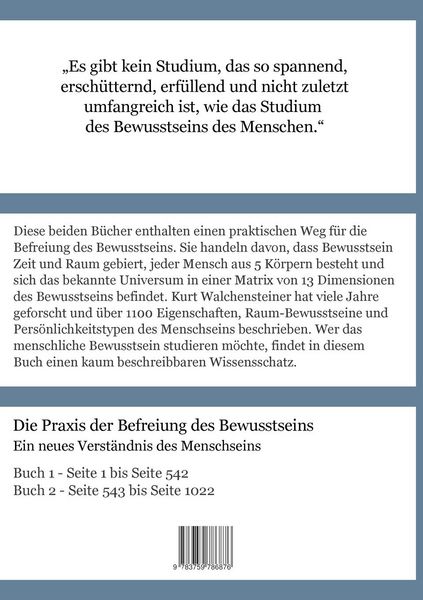 Produktbild: Die Praxis der Befreiung des Bewusstseins - Buch 1