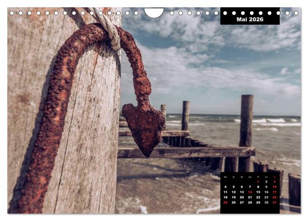 Produktbild: Maritime Seebilder - Von der Ostsee zur Nordsee (Wandkalender 2026 DIN A4 quer), CALVENDO Monatskalender