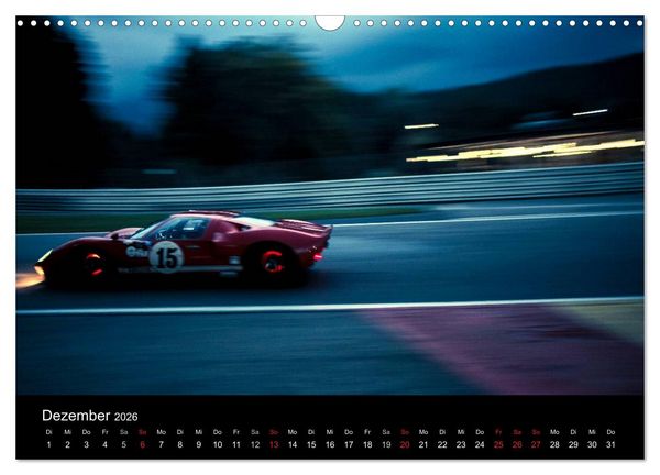 Produktbild: Vintage Racing, historischer Motorsport (Wandkalender 2026 DIN A3 quer), CALVENDO Monatskalender