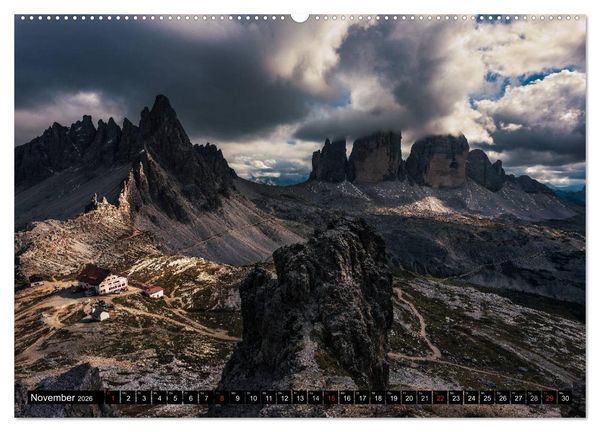 Produktbild: Dolomiten - S&uuml;dtirol (hochwertiger Premium Wandkalender 2026 DIN A2 quer), Kunstdruck in Hochglanz