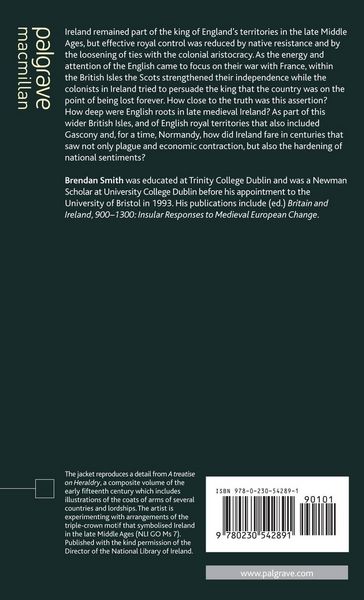 Produktbild: Ireland and the English World in the Late Middle Ages