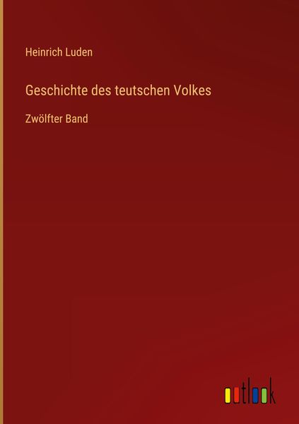Produktbild: Geschichte des teutschen Volkes