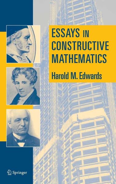 Produktbild: Essays in Constructive Mathematics