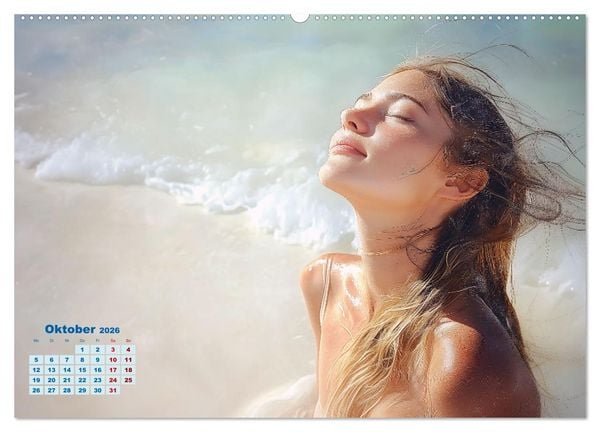 Produktbild: Entspannen am Strand (hochwertiger Premium Wandkalender 2026 DIN A2 quer), Kunstdruck in Hochglanz