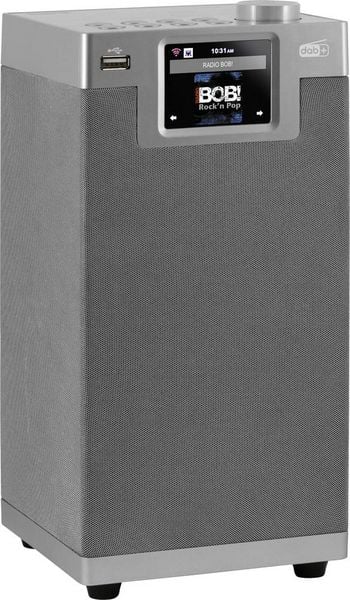 Produktbild: Imperial DABMAN i610 silber Tischradio DAB+, DAB, Internet, UKW Bluetooth&reg;, WLAN DLNA-f&auml;hig Silber