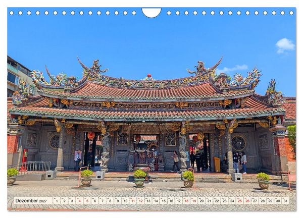Produktbild: Taipeh &ndash; Tradition trifft Moderne (Wandkalender 2027 DIN A4 quer), CALVENDO Monatskalender