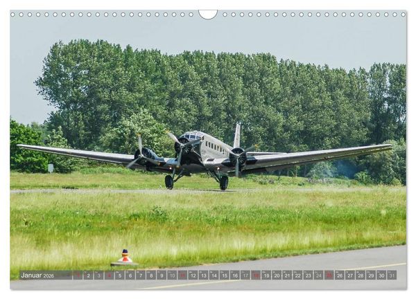 Produktbild: JU 52 - Zwischen Himmel und Erde (Wandkalender 2026 DIN A3 quer), CALVENDO Monatskalender
