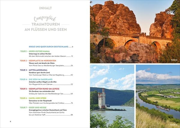 Produktbild: Campergl&uuml;ck Traumrouten Fl&uuml;sse und Seen