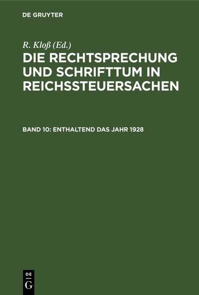 Produktbild: Enthaltend das Jahr 1928