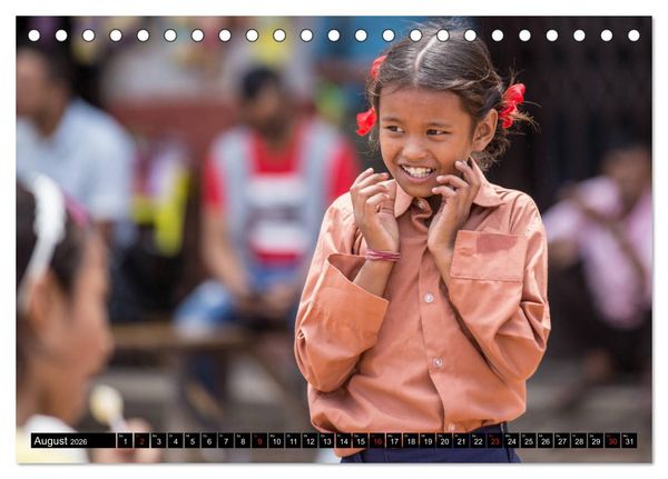 Produktbild: Lichtmomente - Eine Reise durch Nepal (Tischkalender 2026 DIN A5 quer), CALVENDO Monatskalender