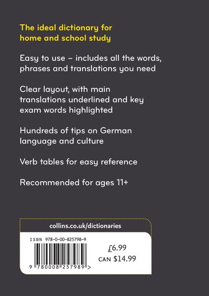 Produktbild: Collins German School Dictionary
