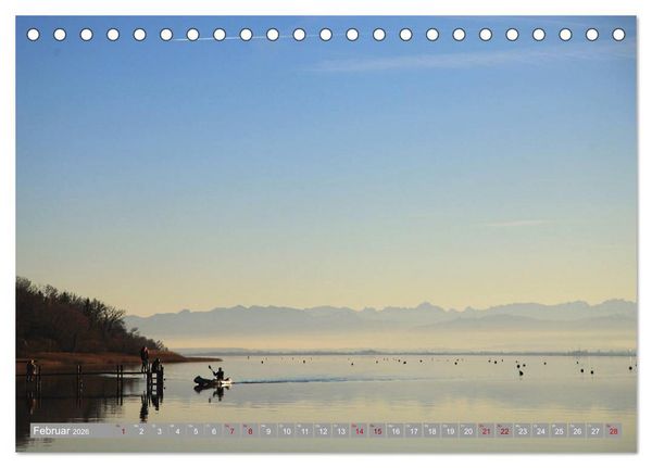 Produktbild: Mein Ammersee - am Ostufer entlang (Tischkalender 2026 DIN A5 quer), CALVENDO Monatskalender