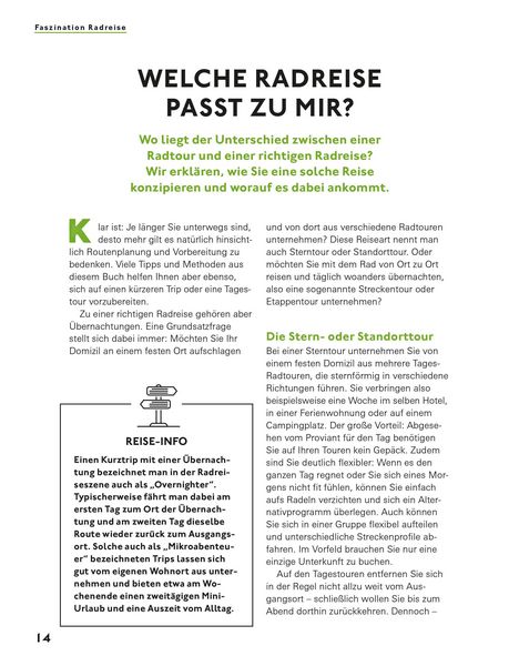 Produktbild: Radreisen mit dem E-Bike