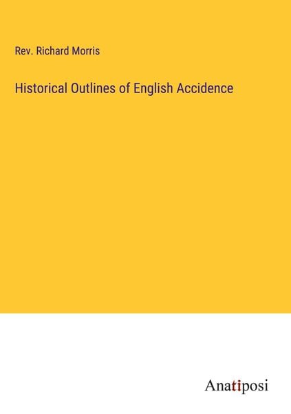 Produktbild: Historical Outlines of English Accidence