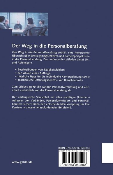 Produktbild: Der Weg in die Personalberatung