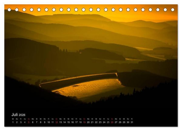 Produktbild: Winterberg - Sauerland - Eine Landschaft in Bildern (Tischkalender 2026 DIN A5 quer), CALVENDO Monatskalender