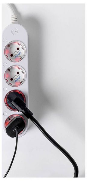 Produktbild: Shelly Power Strip 4 Gen4 Steckdose