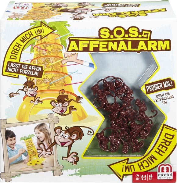 Mattel Games - S.O.S. Affenalarm, Deutsch