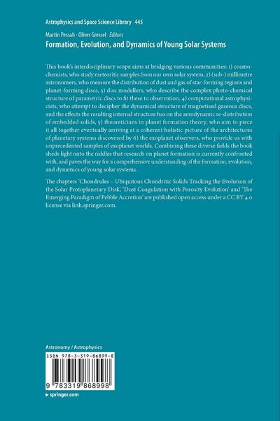 Produktbild: Formation, Evolution, and Dynamics of Young Solar Systems