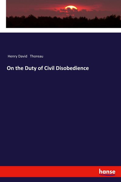 Produktbild: On the Duty of Civil Disobedience