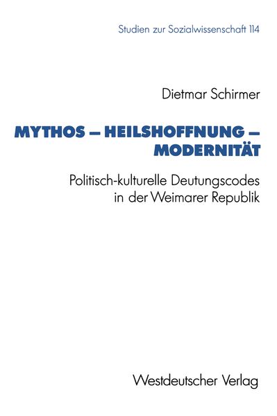 Produktbild: Mythos &mdash; Heilshoffnung &mdash; Modernit&auml;t