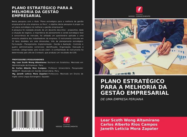 Produktbild: Plano Estrat&eacute;gico Para a Melhoria Da Gest&atilde;o Empresarial