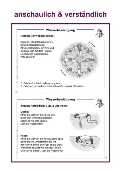 Produktbild: Lernzirkel Sport VI: Schwimmen lernen