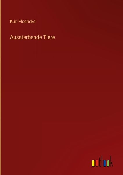 Produktbild: Aussterbende Tiere