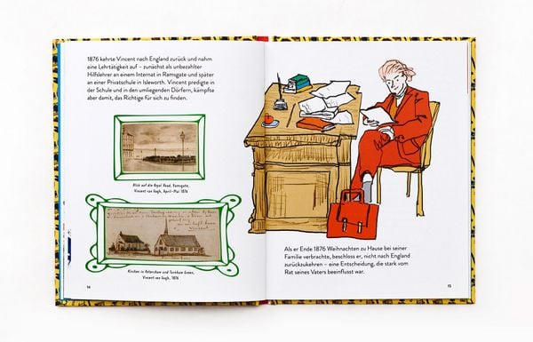 Produktbild: Kleine Bibliothek gro&szlig;er Pers&ouml;nlichkeiten: Vincent van Gogh