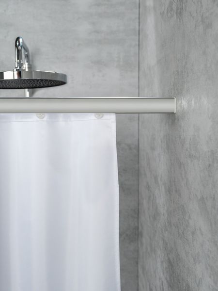 Produktbild: Teleskop-Duschschiene Mod. Era Chrom 75-125 cm, f&uuml;r Duschvorh&auml;nge
