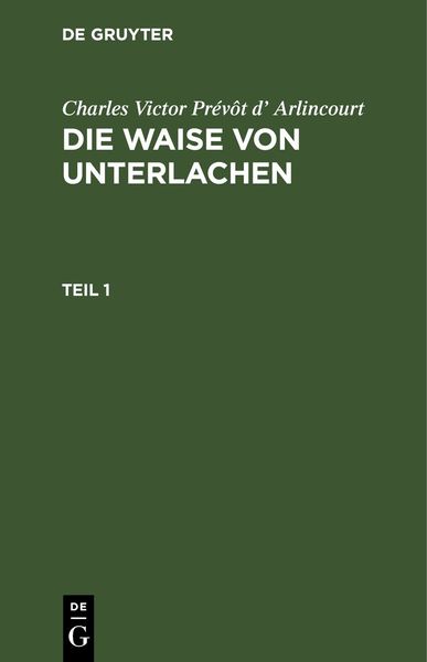 Produktbild: Die Waise von Unterlachen. Teil 1