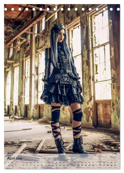 Produktbild: Gothic ist cool (Tischkalender 2026 DIN A5 hoch), CALVENDO Monatskalender