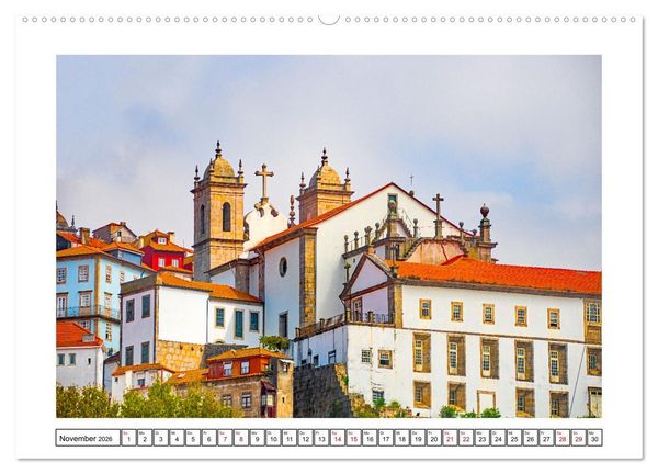 Produktbild: Porto - Stadt am Rio Douro (Wandkalender 2026 DIN A2 quer), CALVENDO Monatskalender